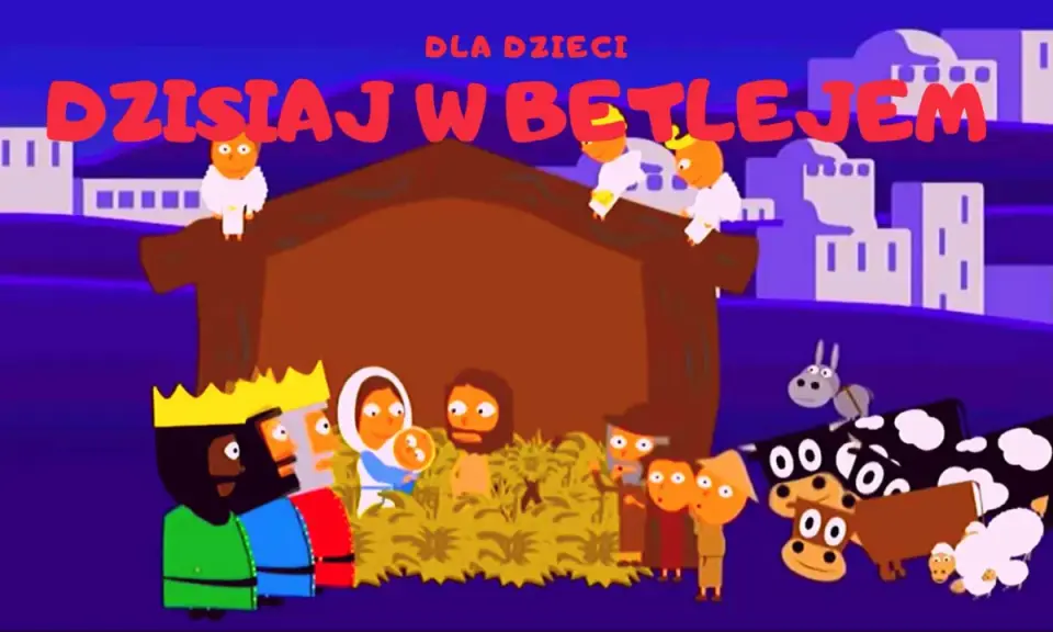 Dziś w Betlejem, urocza szopka z postaciami z Golec Uorkiestra. Tekst "Dziś w Betlejem" dla dzieci.
